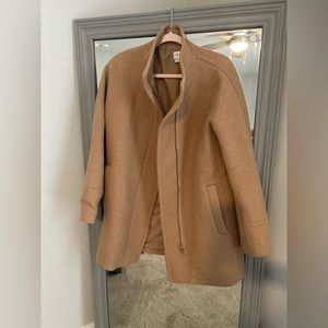 J. Crew Factory Cocoon Coat in Italian Stadium-Cloth Wool Blend